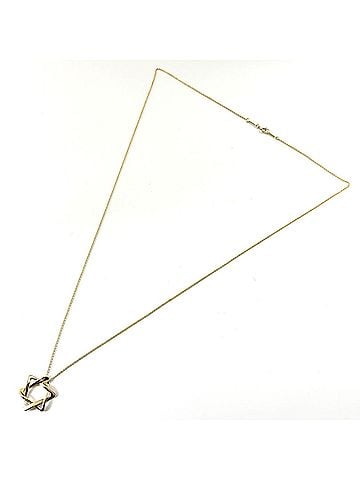 Tiffany & Co. Tiffany &amp; Co. Star of David Necklace, Yellow Gold (750), Women's Necklace (view 2)