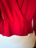 J.Crew Red Blouse Size 2 - photo 7