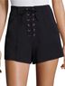 A.L.C. Black Dressy Shorts Size 2 - photo 1