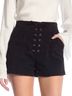 A.L.C. Black Dressy Shorts Size 2 - photo 2