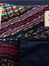 Gap Stripes Burgundy Blue Green Yellow Jeans Size 8 - photo 3