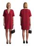 Vince. 100% Polyester Red Casual Dress Size L - photo 1