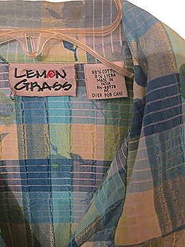 Lemon Grass Lemon Grass Short Sleeve Blouse (view 2)