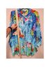 John Mark Floral Blue T-Shirt Size 2X - photo 6
