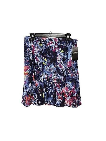 Lauren by Ralph Lauren NWT Floral Print Crinkle Georgette Miniskirt Casual Skirt (view 1)