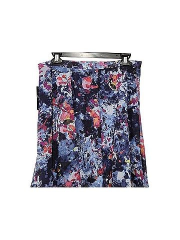 Lauren by Ralph Lauren NWT Floral Print Crinkle Georgette Miniskirt Casual Skirt (view 2)