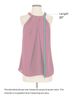 Greylin 100% Polyester Pink Sleeveless Blouse Size S - photo 7