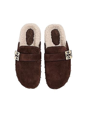 Tory Burch Mellow Stud Shearling Mule/Clog (view 1)