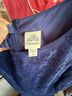 Sangria Blue Cocktail Dress Size 10 - photo 4