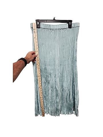 Eileen Fisher Pool Pleated F/L Skirt Silk Skirt (view 2)