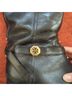 Tory Burch 100% Leather Black Gold Boots Size 5 1/2 - photo 9