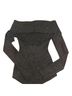 Khaite Gray Silver Long Sleeve Top Size S - photo 2