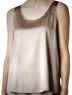 Eileen Fisher Solid Tan Sleeveless Silk Top Size 2X - photo 1