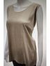 Eileen Fisher Solid Tan Sleeveless Silk Top Size 2X - photo 7
