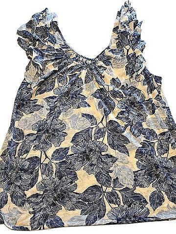 INC International Concepts Short Sleeve Blouse (view 1)