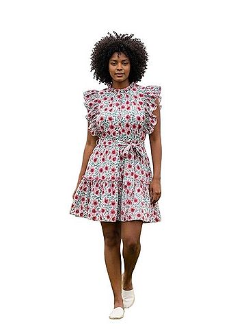 Oliphant Flirty Ruffle Hem Dress Casual Dress (view 1)