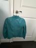 Banana Republic 100% Leather Teal Leather Jacket Size XS - photo 5