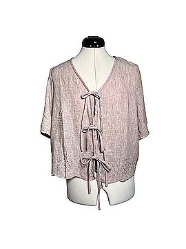 Adrianna Papell Short Sleeve Blouse (view 1)
