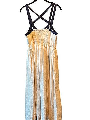 Anthropologie Maeve Strappy Button-Front Midi Dress Casual Dress (view 2)
