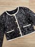 J.Crew 100% Cotton Black Jacket Size M - photo 6