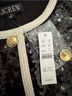 J.Crew 100% Cotton Black Jacket Size M - photo 4