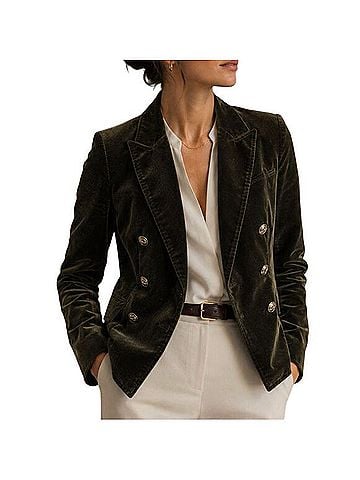 L'Agence x Bert Stern Wayne Velvet Blazer (view 1)
