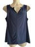 DKNY Blue Sleeveless Blouse Size L - photo 1