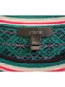 J.Crew 100% Merino Graphic Teal Pink Black Pullover Sweater Size S - photo 3