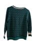 J.Crew 100% Merino Graphic Teal Pink Black Pullover Sweater Size S - photo 2