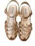 Steve Madden 100% Leather Gold Sandals Size 10 - photo 1