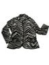 Chico's Animal Print Black White Jacket Size 12 - photo 3
