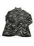 Chico's Animal Print Black White Jacket Size 12 - photo 2