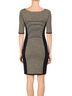 Rag & Bone Stripes Black Tan Cocktail Dress Size M - photo 2