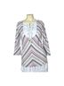 Tory Burch Stripes Multi Color Long Sleeve Button-Down Shirt Size 6 - photo 1