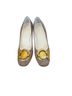 Cole Haan 100% Suede Tan Heels Size 5 - photo 1