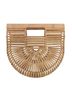 Cult Gaia 100% Bamboo Tan Clutch One size - photo 1