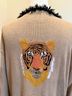 Storybook Knits Solid Tan Black Gold Pink Cardigan Size L - photo 8