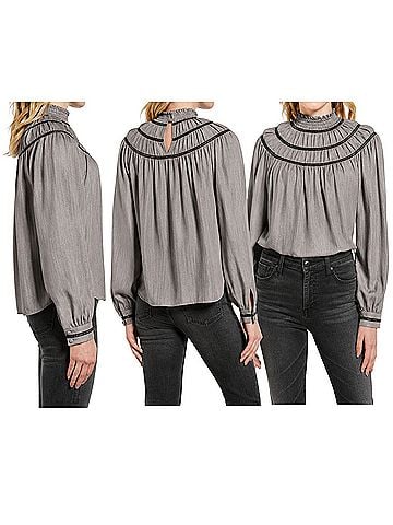 Rebecca Minkoff Jordana Long Sleeve Blouse (view 1)