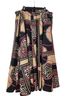 Cato 100% Polyester Animal Print Black Tan Pink Casual Skirt Size 22 - photo 1