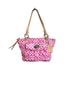 Coach Print Pink Leather Tote One size - photo 1