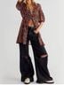 Free People 100% Polyester Floral Multi Color Casual Dress Size M - photo 6