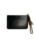 Dooney & Bourke 100% Leather Solid Black Tan Clutch One size - photo 2