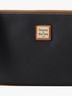 Dooney & Bourke 100% Leather Solid Black Tan Clutch One size - photo 5