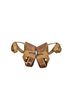 Tory Burch 100% Leather Solid Brown Gold Wedges Size 8 - photo 8