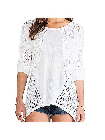 Generation Love Mila Patchwork Long Sleeve Blouse (view 1)