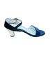 Taryn Rose 100% Patent Leather Blue White Sandals Size EU 35 - photo 2