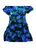 Anthropologie Blue Green Cocktail Dress Size S - photo 2