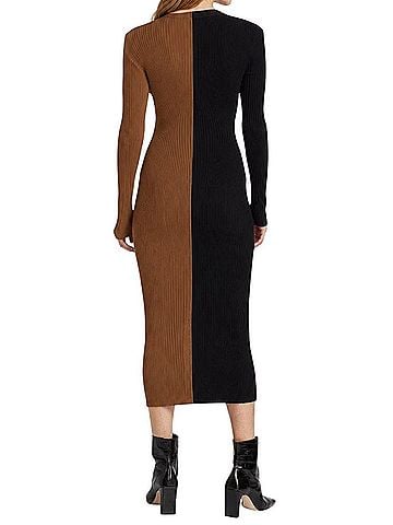 STAUD Shoko colorblocked Casual Dress (view 2)