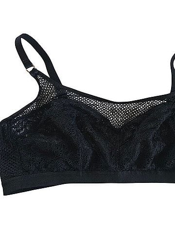 Soma Mixed Media Lace Mesh Bralette Sports Bra (view 1)