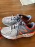 New Balance Gray Red Orange Sneakers Size 8 - photo 7